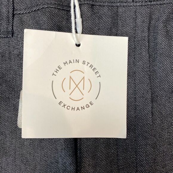 The Main Street Exchange Skirt Womens 6 Black Denim Stretch Regular Fit - Picture 7 of 14